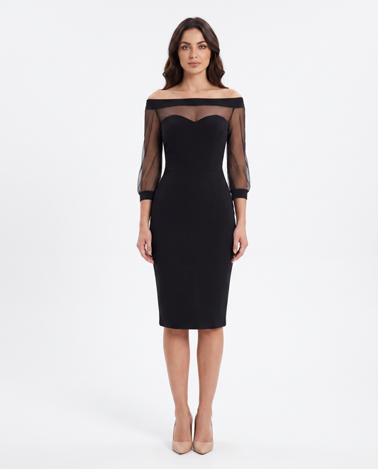 Abito midi in tulle Alma