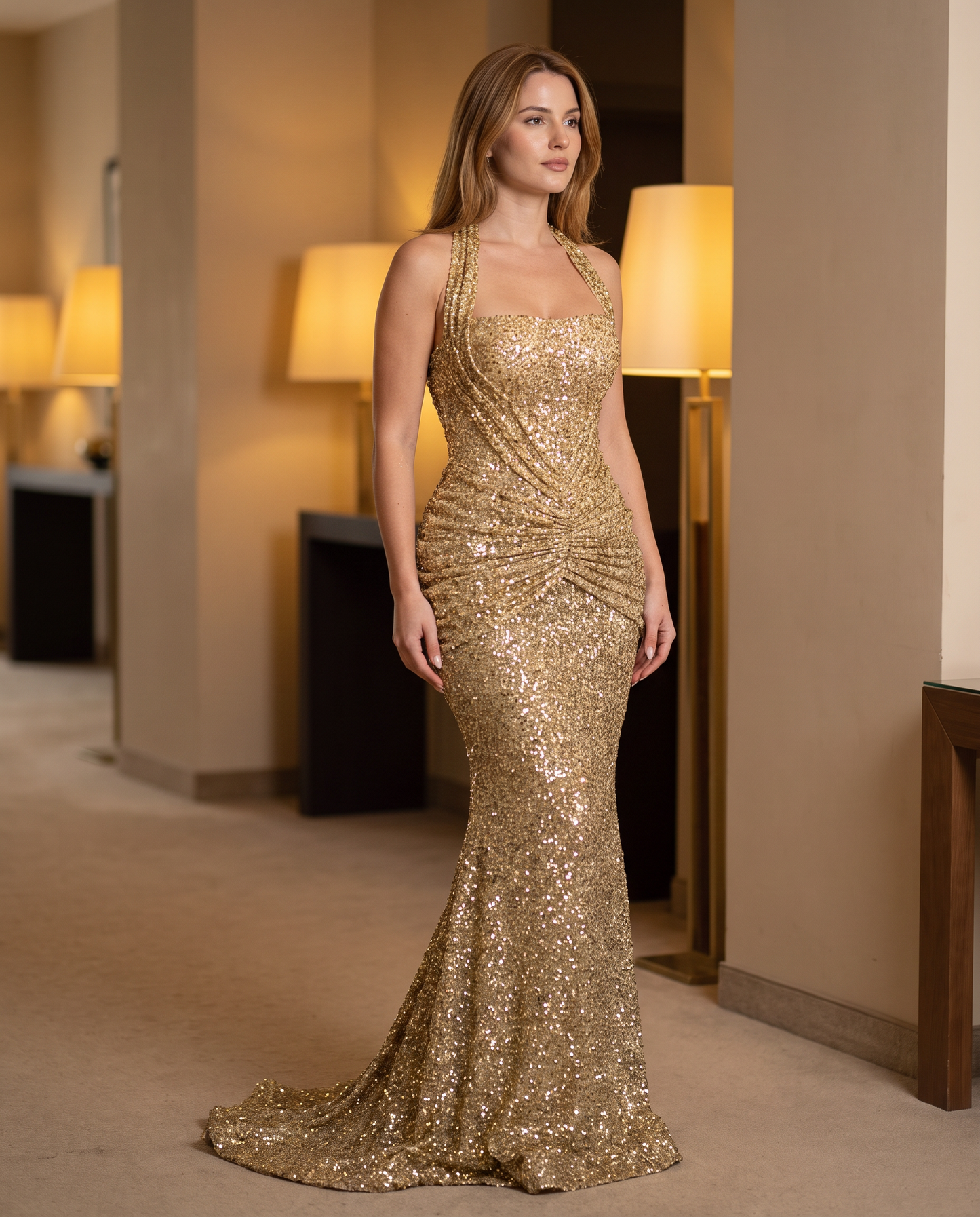 Abito con paillettes Stella