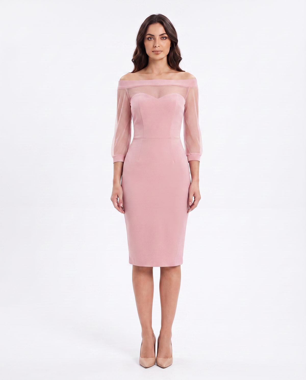Abito midi in tulle Alma