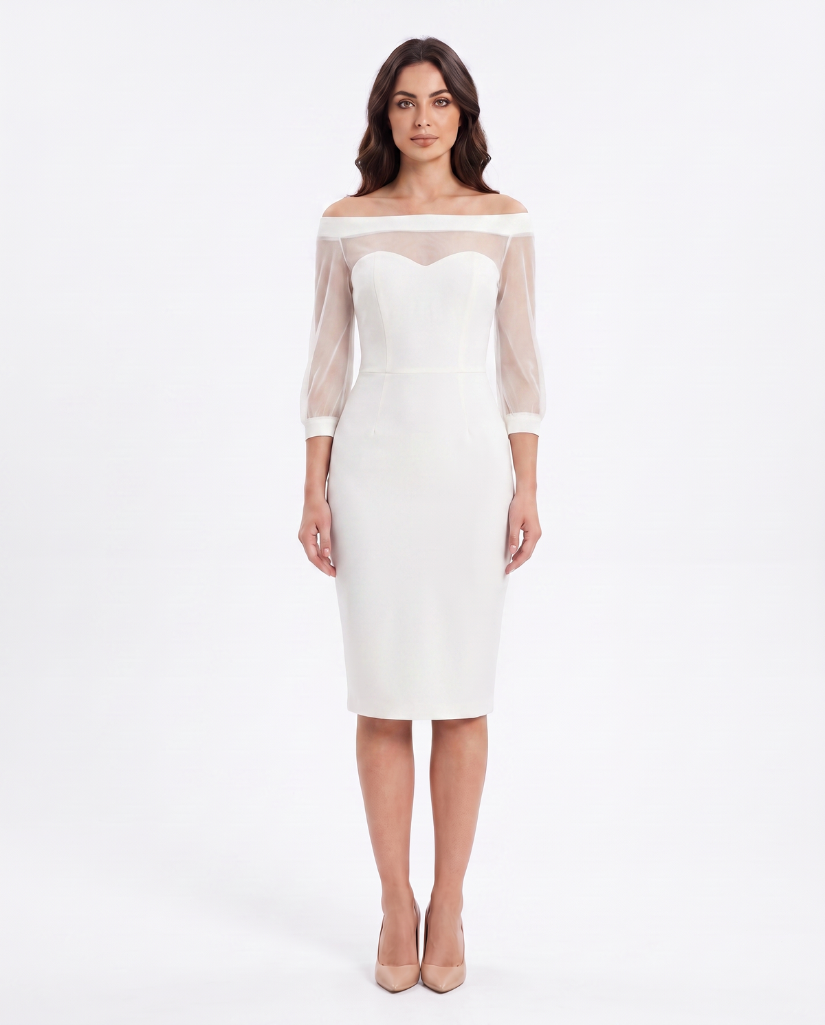 Abito midi in tulle Alma