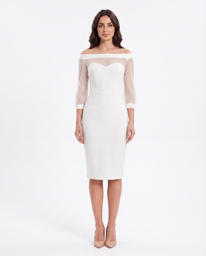 Abito midi in tulle Alma